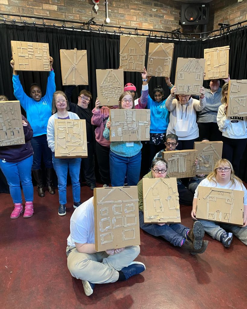 Photo of students in Totally Theatre